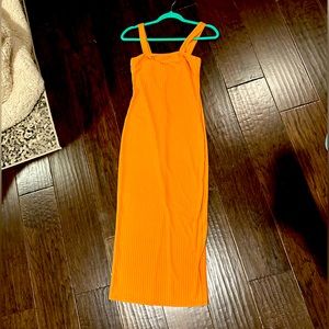 burnt orange/ rust color.